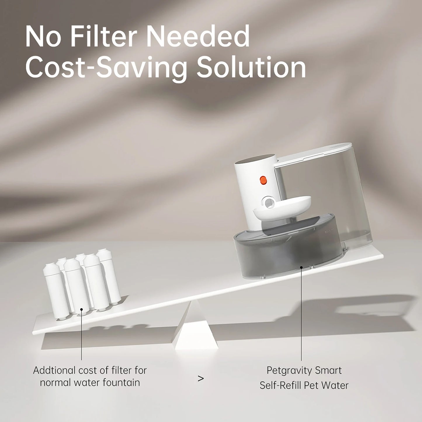 QiBeDa PureFlow – Der filterfreie Katzenbrunnen