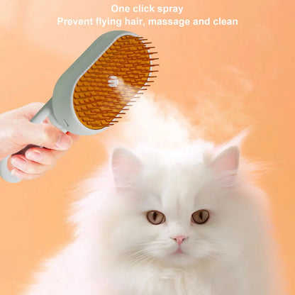 QiBeDa FellWegzauber – Haustier-Dampfbürste für sanfte Fellpflege