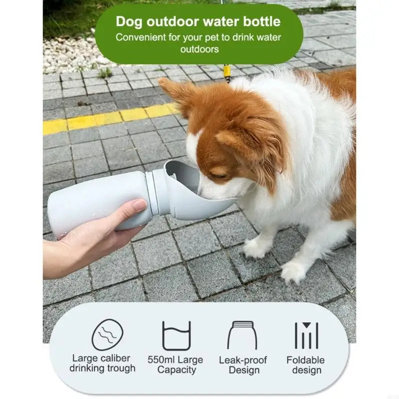 QiBeDa GoBottle Flex – Faltbare Trinkflasche für Hunde