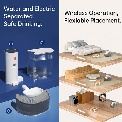 QiBeDa PureFlow – Der filterfreie Katzenbrunnen