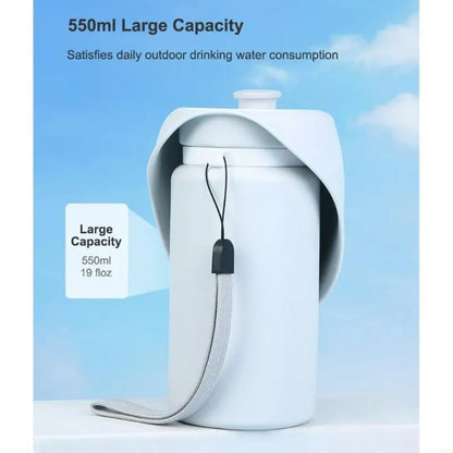 QiBeDa GoBottle Flex – Faltbare Trinkflasche für Hunde