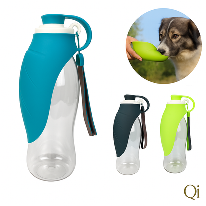 QiBeDa GoBottle Solid – Hochwertige Plastik-Trinkflasche für Hund & Halter